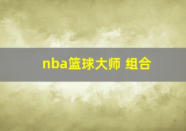 nba篮球大师 组合